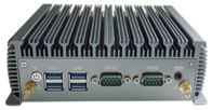 O PC Fanless da caixa soldou a bordo 4o/5o processador central 2LAN 2COM 6USB da geração I3/I5/I7