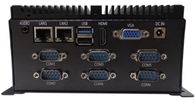 MIS-EPIC07 série dupla 6 USB da rede 6 do processador central de nenhuma série 3855U ou J1900 encaixada industrial do computador do fã