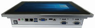 Do toque capacitivo Fanless J1900 do PC do tela táctil de IPPC-1208T 12,1” série dupla 4 USB da rede 2 do processador central
