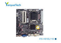 O mini FCC industrial do CE do Itx do gigabit H81 do cartão-matriz/Intel PCH do ITX ITX-H81DL118 aprovou