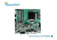 Soquetes magros da microplaqueta 2 X DDR4 ASSIM DIMM de Intel PCH H110 do cartão-matriz do ITX de ITX-H310DL118-2HDMI mini