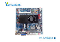 A placa do Itx de ITX-IVYDL268 Intel soldou o processador central a bordo 2 da série I3 I5 I7 de Intel IVY Bridge U mordido