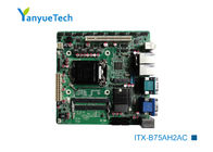 Entalhe do PCI de COM 12 USB da microplaqueta 10 de Mini Itx Intel PCH B75 da giga byte do cartão-matriz de ITX-B75AH2AC