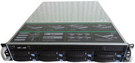 Computador da montagem em rack de SVR-2UC612 2u no processador central da série V3 V4 Xeon do servidor E5-2600 da prateleira